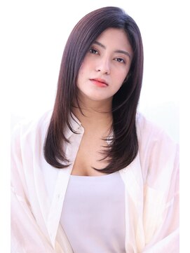 シロフイケブクロ(shirof ikebukuro) 【鈴畑】サラツヤ　ストレート　髪質改善　ミディアム