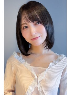 ヘアーアンドメイク サワ 天神店(Sawa) 内巻きボブスタイル