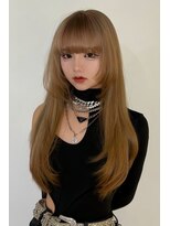 アマトウキョウ アユンチェ(AMA TOKYO×AYUNCHE) ハイトーンミルクティー×ロングウルフレイヤー