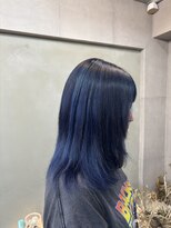 ファビ 渋谷(Fab)&nbsp;くびれヘア/暗めカラー/アプリコットオレンジ/縮毛矯正