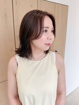 ノエシキカ(noe sikika)&nbsp;ミディアムヘア/暗めカラー/グランマッシュ/栄l87