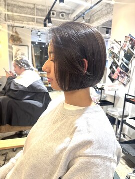 ヘアーワークス ヘルム 渋谷店(HAIR WORKS HELM) 【 HELM渋谷】ミニボブ