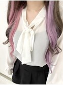 【エクステ】インナーカラー