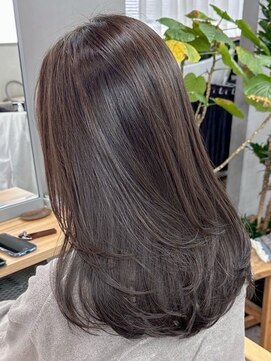 ノート(note) 韓国風レイヤーカット髪質改善ダブルカラーハッシュカット