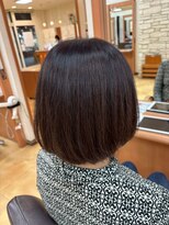 ヒラトヤ 肴町店 30代40代大人可愛い丸みボブ髪質改善カラー