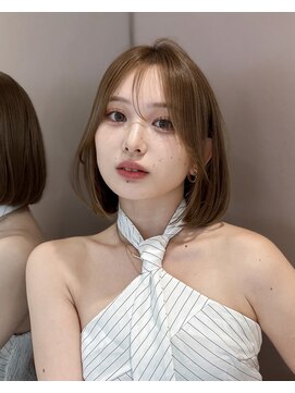 ロンドガーネット 池袋(Lond garnet) マロンベージュ/ボブ/前髪/レイヤー/小顔/髪質改善/縮毛矯正池袋