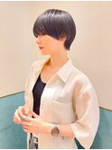 クールショート/顔周りカット/前髪白髪/20代30代40代50代/立川