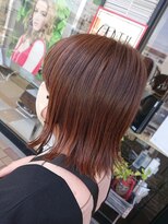 アース 郡山コスモス通り店(HAIR&MAKE EARTH)&nbsp;ナチュラルくびれレイヤーボブ