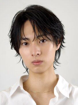 オーシャントーキョーオーバー 渋谷(OCEAN TOKYO OVER) 韓国マッシュセンターパートツーブロックフェザーパーマシャドウ