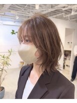 フォト 新宿(foto) レイヤーボブ/髪質改善/イメチェン/ベージュカラー/前髪/新宿