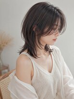 サンタフェ 日進岩崎台店(Santa'Fe)&nbsp;白髪ぼかし似合わせ/小顔カット/ミディアム/レイヤーカット/3