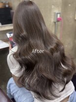 ヘアカロン 熊本本店(Hair CALON)&nbsp;ダブルカラー似合わせカラーグレージュ