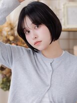 カバーヘア ブリス 戸田公園西口店(COVER HAIR bliss)&nbsp;顔周りカットダークグレージュブリーチなしボブレイヤー30代a