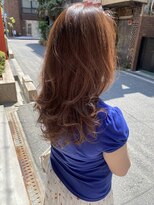 ウィーク 梅田(UiiC)&nbsp;○白髪ぼかし対応/ピンクブラウン/レイヤー/uiicumeda白井舞美○
