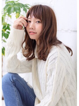 ヘアーズベリー 八戸ノ里店(hairs BERRY) ゆるめのルーズウェーブでラフさと可愛らしさをミックス