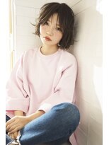 ネオリーブ チロル 横浜西口店(Neolive CiroL.) グレージュカラー×うざバング