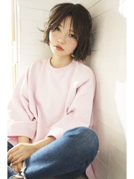 ネオリーブ チロル 横浜西口店(Neolive CiroL.) グレージュカラー×うざバング