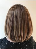 イルミナカラー×オーキッドベージュ【ハイライトブリーチ1回】