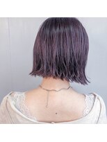 ハル ヘアスタジオ(haRu hair studio)&nbsp;ベリーカラー×ボブ