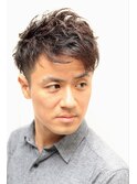 【ヨシザワ人形町】ツーブロックゆるパーマ