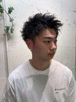 エル(EL by green)&nbsp;【MITSU】ワイルドアップバング×ツーブロックショートレイヤー