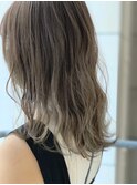 【Zina】セシルカットフリンジウェーブ×フォギーベージュ