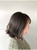 ラベンダーグレージュとハイライト