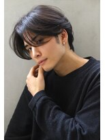 ブラン 栄(Blanc)&nbsp;【Blanc】ニュアンスマッシュ 韓国マッシュ 黒髪マッシュ5533