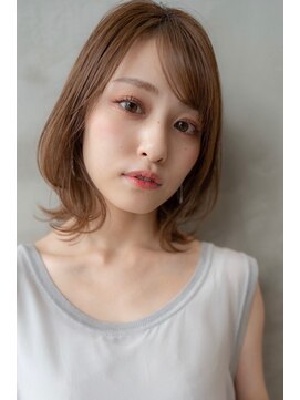 ハバナ 天神(HAVANA) うる艶マロンベージュ/くびれボブ/大人可愛い