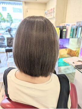 ピンク(PINK) グレージュボブ