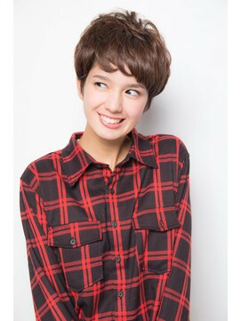 アニスミュゼ(anis musee) 【anis musee 苫小牧】くせ毛風 マニッシュショート 大人ボブ☆