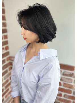 エニー 栄(Any) 韓国風ナチュラルボブ