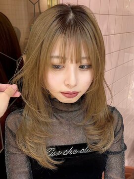 シーシンジュク 新宿南口(Sea shinjuku) 韓国風前髪×レイヤーカット【髪質改善/新宿/レイヤーカット】