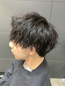 ニアウ 伊勢崎連取店(Niau) メンズマッシュパーマツイストスパイラルパーマ波巻きパーマ