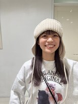 エアー 青山(AIR)&nbsp;バイオレットグレージュ/暗髪/グレーベージュ/レイヤーロング