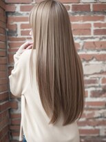 LDKヘアー 大宮(LDK hair)&nbsp;ストレートヘア×グレージュ×艶髪  20代30代40代 l14