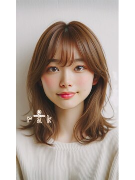 ラクヘアー 六本松店(rak hair) ナチュラルミディアム