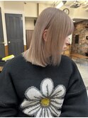 ハイライト レイヤー ショートヘア ボブ くびれレイヤー
