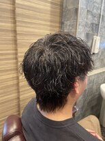 銀座マツナガ 神田店 メンズマッシュパーマ波巻きツイスパ