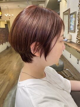 ベレッタ 枚方店(veretta.) 夏にお勧めスッキリショート　担当小林/丸みシルエット/ピンク