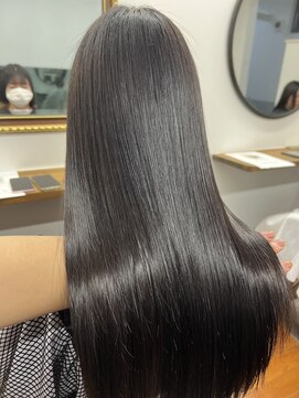 スキル 石岡(SKILL) 髪質改善ストレート/アッシュブラック