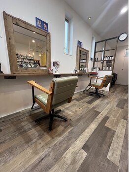 コージー(COZY)の写真/【宇美駅から徒歩8分】完全マンツーマンサロン！周りを気にせず、ご希望やお悩みを話しやすい雰囲気も◎