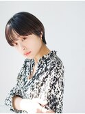 ★大人可愛い20代30代40代黒髪ショートボブ丸みショート◎
