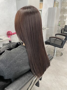 ネウィ 所沢(newi) イノアカラーでマホガニーブラウン