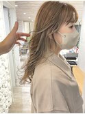 【Moana三島】#インナーカラー#ハイライト#ベージュ#ハイトーン