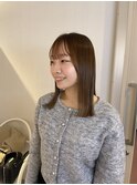 ミディアム/レイヤーカット/透明感カラー/ボブカット