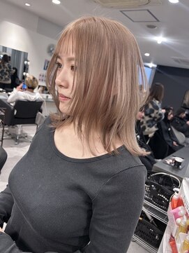 キング 枚方店(K!ng) 縮毛矯正髪質改善ハイライトレイヤーカット枚方美容室エクステ