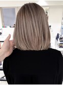 ハイライトバレイヤージュダブルカラーケアブリーチ30代40代
