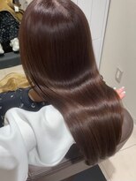 大人かわいいエギョモリ ミルクティーブラウン ひし形シルエット