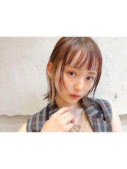 【小顔効果のあるデザイン提案】骨格や雰囲気に合わせた、あなたの魅力を引き出すこなれ感hairに[東銀座]